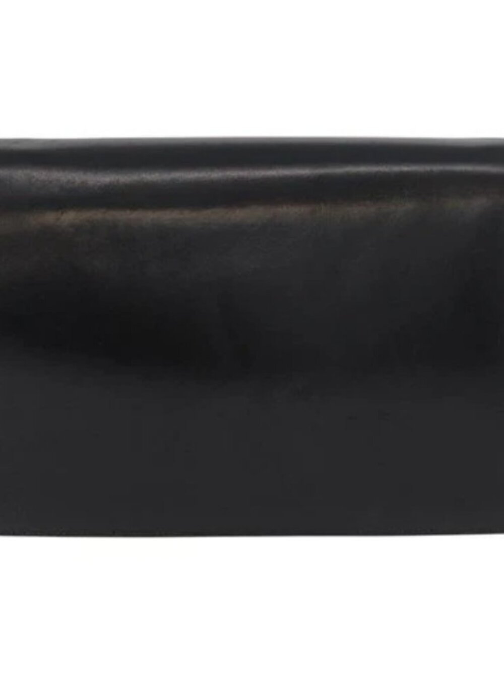 GUCCI Chain Shoulder Bag Leather Black Gold Auth 182515 - Picture 3 of 16